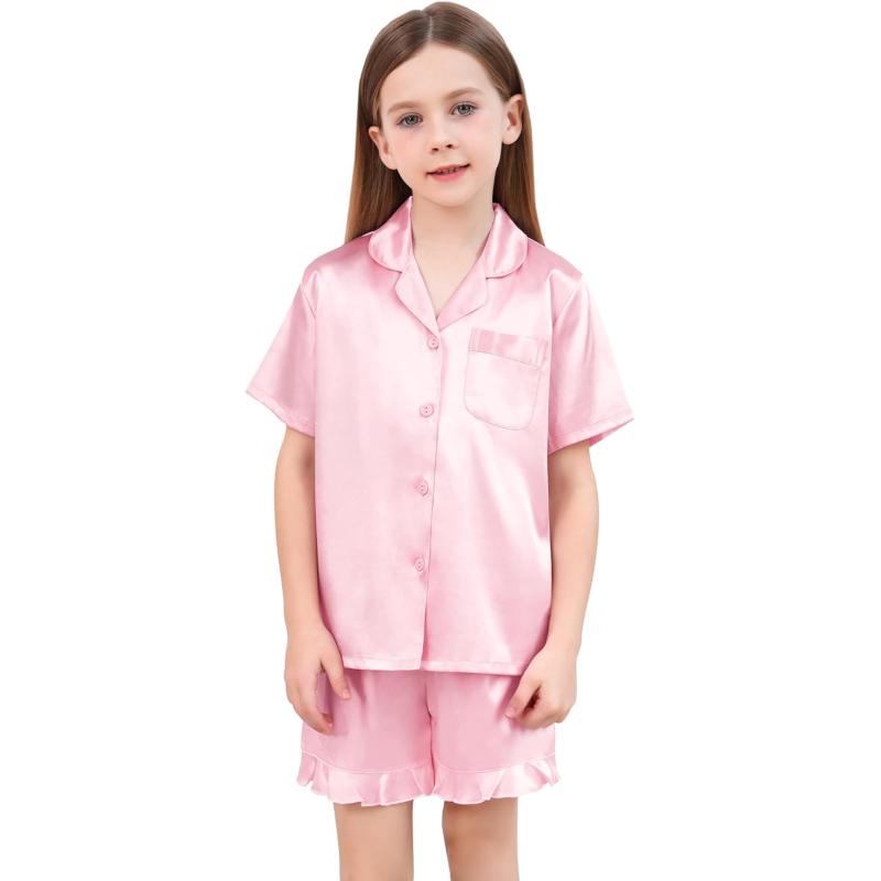 https://www.swomogpajamas.com/wp-content/uploads/sites/59/2024/01/SWOMOG-Kids-Girls-Silk-Satin-Pajamas-Sets-Short-Sleeve-Button-Down-Sleepwear-with-Cute-Ruffle-Trim-Silky-PJs-Teens-Size-4-16-Pink-68445.jpg